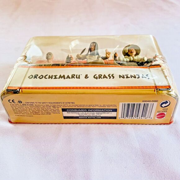 Mattel Naruto Orochimaru & Grass Ninjas Mini Figure Set NEW IN SEALED PACKAGE - Picture 4 of 8